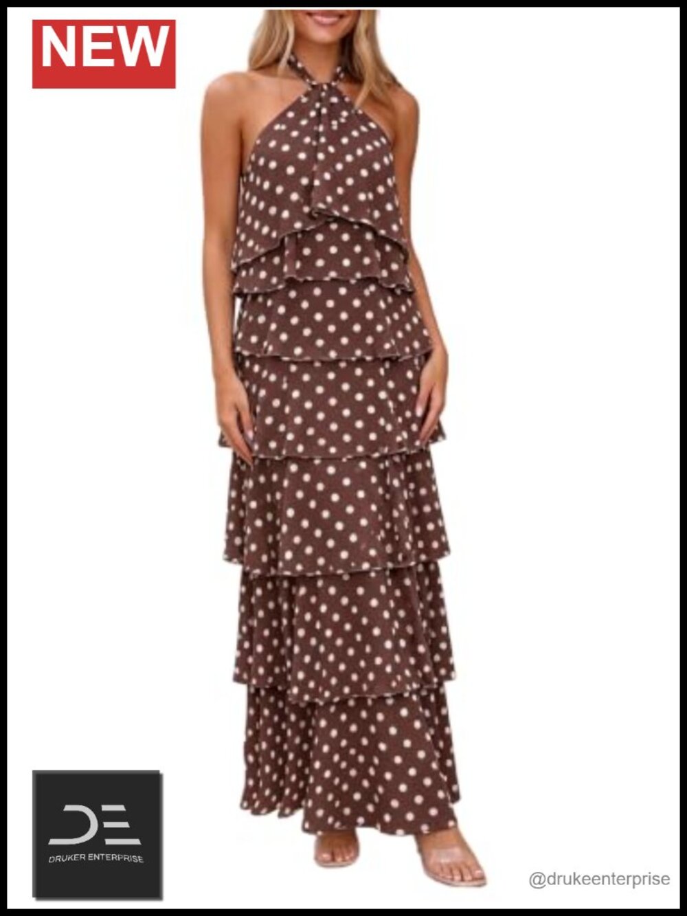 Women's Summer Boho Maxi Dress Sleeveless Backless Tiered Flowy Formal